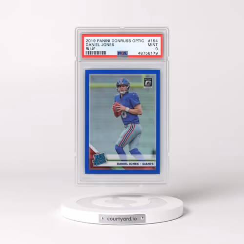 2019 Panini Donruss Optic #154 Daniel Jones - Blue (PSA 9 MINT)
