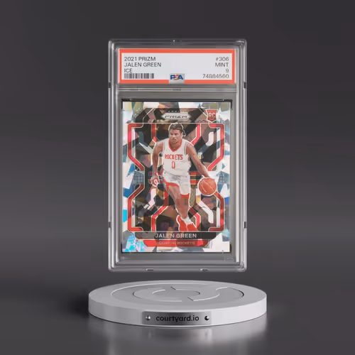 2021 Panini Prizm #306 Jalen Green - Ice (PSA 9 MINT)