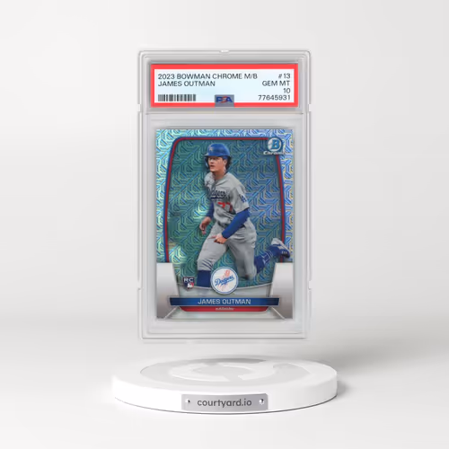 2023 Bowman Mega Box Chrome #13 James Outman (PSA 10 GEM MINT)