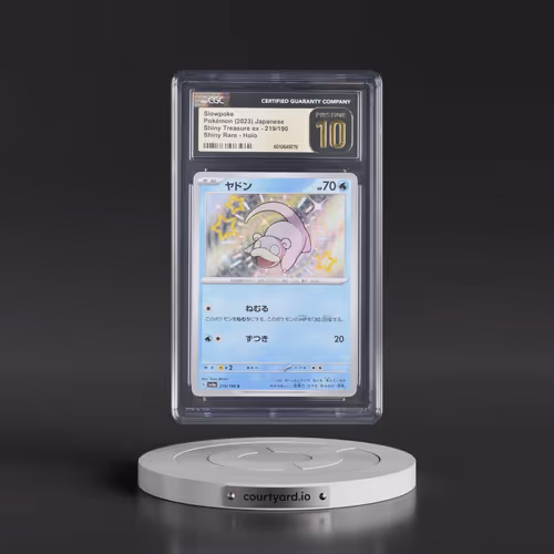 2023 Shiny Treasure ex #219/190 Slowpoke - Shiny Rare Holo (CGC 10 PRISTINE)