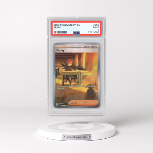 2023 Pokémon Svi EN-Scarlet & Violet #252 Penny - Special Illustration Rare (PSA 9 MINT)