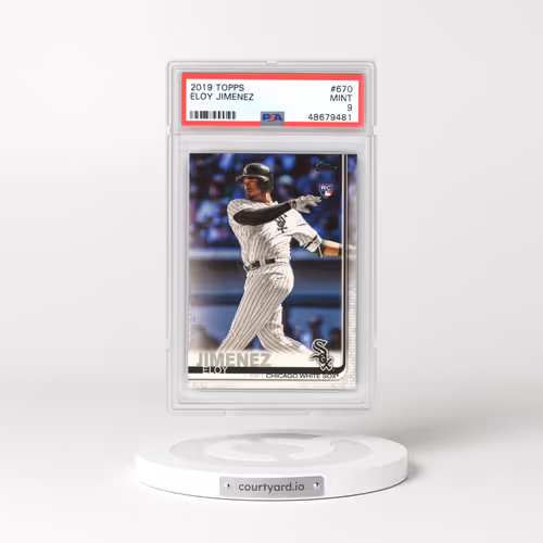 2019 Topps #670 Eloy Jimenez (PSA 9 MINT)
