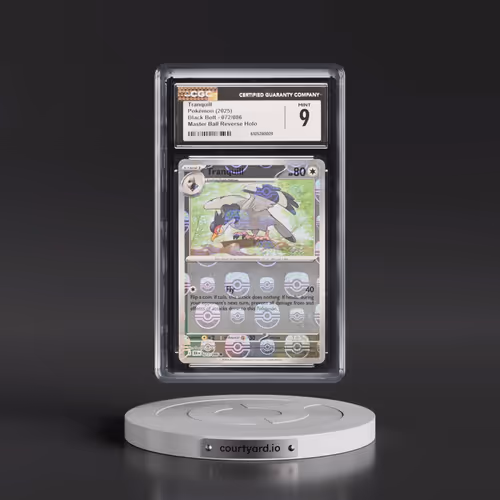 2025 Black Bolt - BLK EN #072/086 Tranquill - Reverse Holo Master Ball (CGC 9 MINT)