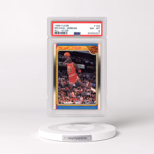 1988 Fleer #120 Michael Jordan - All-Star (PSA 8 NM-MT)