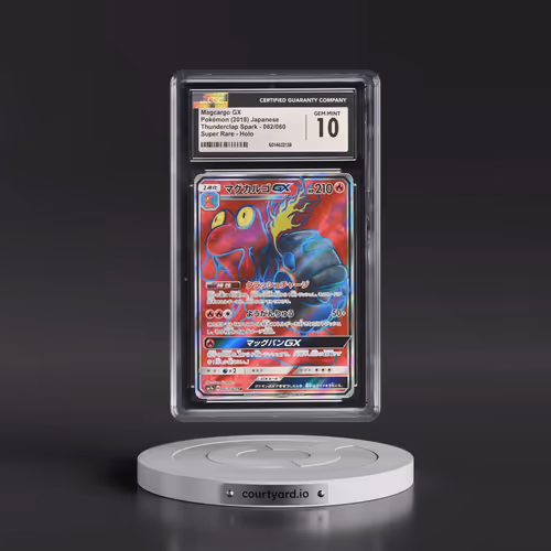 2018 Thunderclap Spark #062/060 Magcargo GX - Super Rare Holo (CGC 10 GEM MINT)