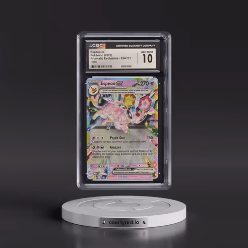 2025 Prismatic Evolutions - PRE EN #034/131 Espeon ex - Holo (CGC 10 GEM MINT)