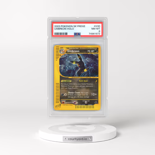 2003 Pokémon Skyridge #H30 Umbreon - Holo (PSA 8 NM-MT)