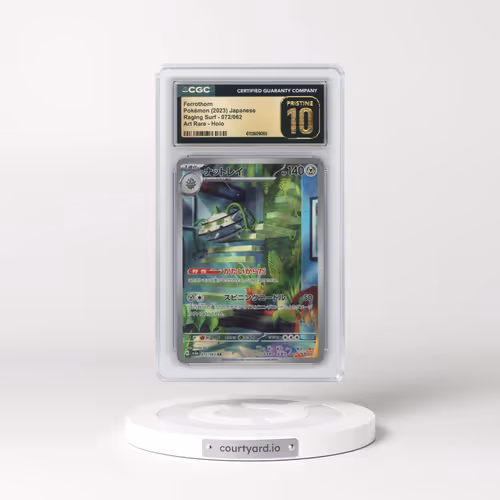 2023 Raging Surf #072/062 Ferrothorn - Art Rare Holo (CGC 10 PRISTINE)