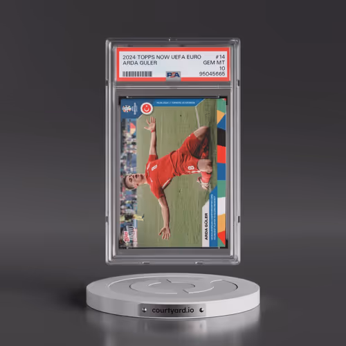 2024 Topps Now UEFA Euro #14 Arda Guler (PSA 10 GEM MINT)