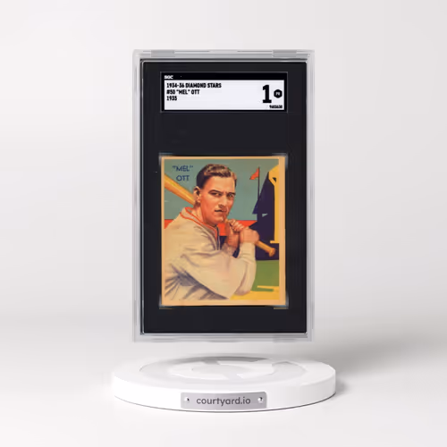 1934 Diamond Stars #50 Mel Ott - 1935 (SGC 1 PR)