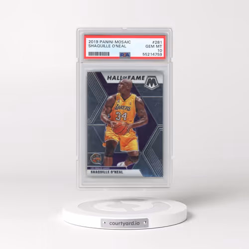 2019 Panini Mosaic #281 Shaquille O'Neal (PSA 10 GEM MINT)
