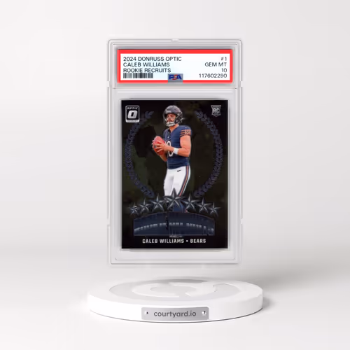 2024 Panini Donruss Optic Rookie Recruits #1 Caleb Williams (PSA 10 GEM MINT)