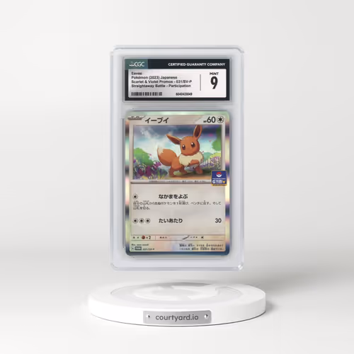 2022 Scarlet & Violet Promos #031/SV-P Eevee - Straightaway Battle Participation (CGC 9 MINT)