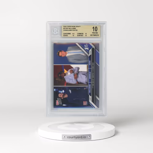 2024 Topps Now #DTRIP Caleb Williams/Drake Maye/Jayden Daniels (BGS 10 PRISTINE)