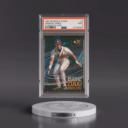 1997 Skybox E-X 2000 Stardate 2000 #2 Andruw Jones (PSA 9 MINT)