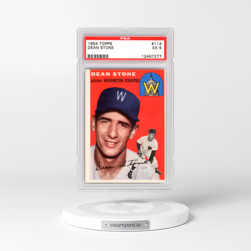 1954 Topps #114 Dean Stone (PSA 5 EX)