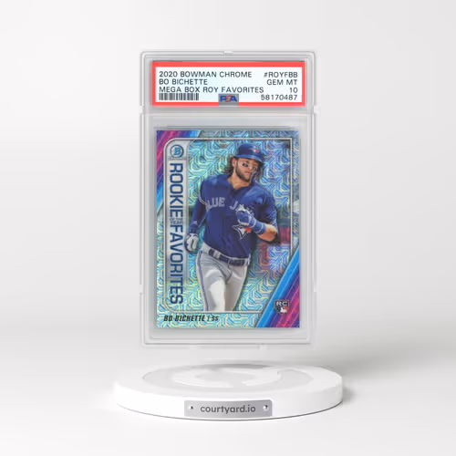 2020 Bowman Chrome #ROYFBB Bo Bichette - Rookie of the Year Favorites (PSA 10 GEM MINT)