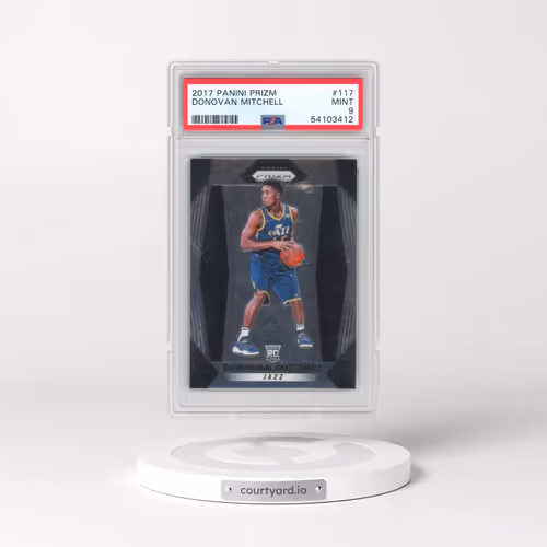 2017 Panini Prizm #117 Donovan Mitchell (PSA 9 MINT)