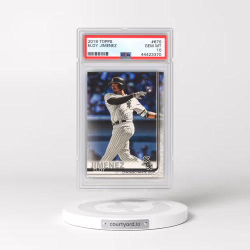 2019 Topps #670 Eloy Jimenez (PSA 10 GEM MINT)