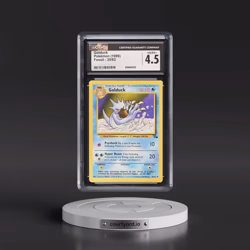 1999 Fossil #35/62 Golduck (CGC 4.5 VG-EX+)
