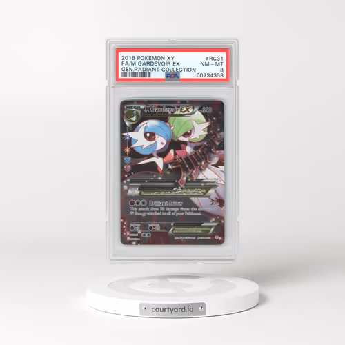 2016 Pokémon XY Generations Radiant Collection #RC31 M Gardevoir EX - Holo Full Art (PSA 8 NM-MT)