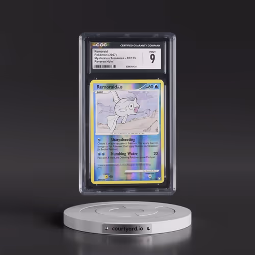 2007 Mysterious Treasures #95/123 Remoraid - Reverse Holo (CGC 9 MINT)
