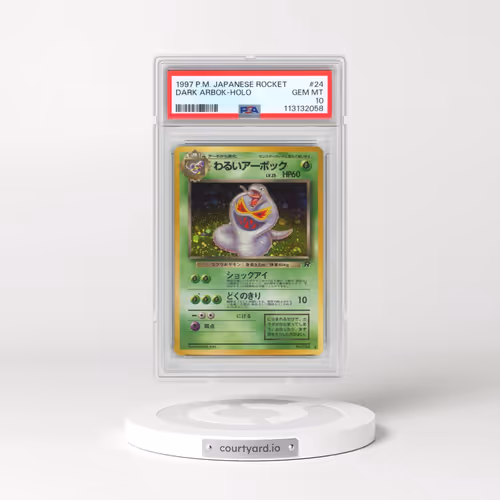 1997 Pokémon Rocket #24 Dark Arbok - Holo (PSA 10 GEM MINT)