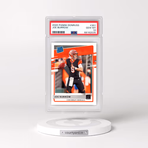 2020 Panini Donruss #301 Joe Burrow (PSA 10 GEM MINT)