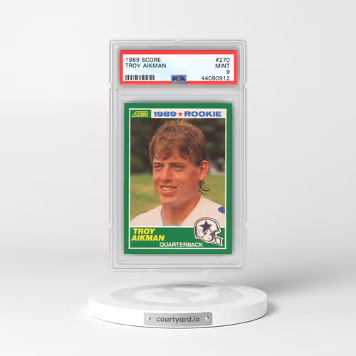 1989 Score #270 Troy Aikman (PSA 9 MINT)