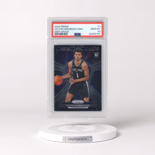 2023 Panini Prizm Deep Space #1 Victor Wembanyama (PSA 10 GEM MINT)