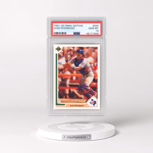 1991 Upper Deck Final Edition #55F Ivan Rodriguez (PSA 10 GEM MINT)