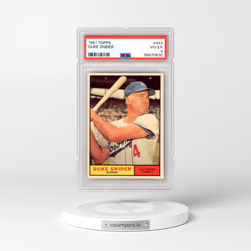 1961 Topps #443 Duke Snider (PSA 4 VG-EX)