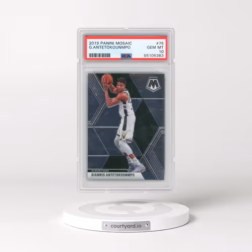 2019 Panini Mosaic #75 Giannis Antetokounmpo (PSA 10 GEM MINT)