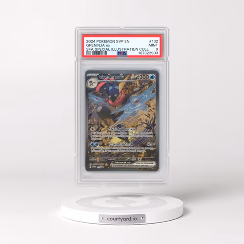2024 Pokémon Svp EN-SV Black Star Promo #132 Greninja EX - Holo Shrouded Fable Special Illustration