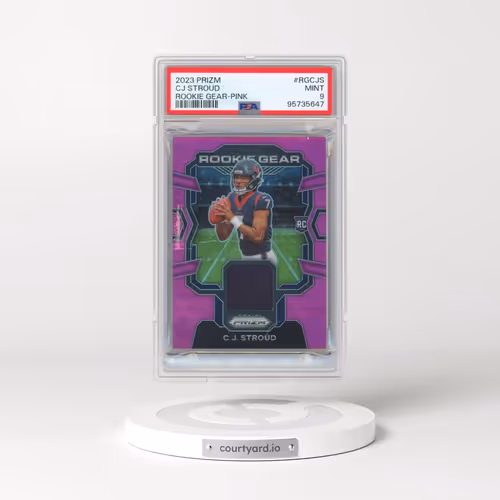 2023 Panini Prizm Rookie Gear #RGCJS CJ Stroud - Pink (PSA 9 MINT)