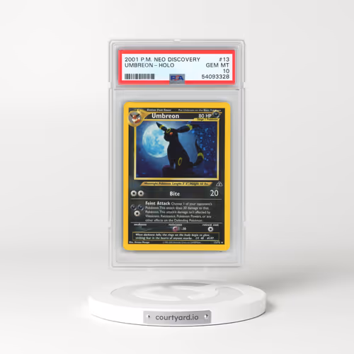 2001 Pokémon Neo Discovery #13 Umbreon - Holo (PSA 10 GEM MINT)