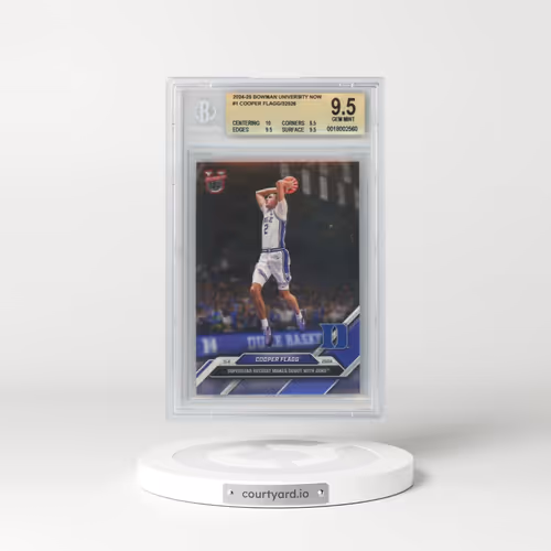 2024 Bowman U Now #1 Cooper Flagg (BGS 9.5 GEM MINT)