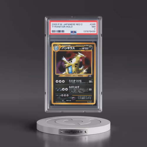 2000 Pokémon Neo 2 #248 Tyranitar - Holo (PSA 7 NM)