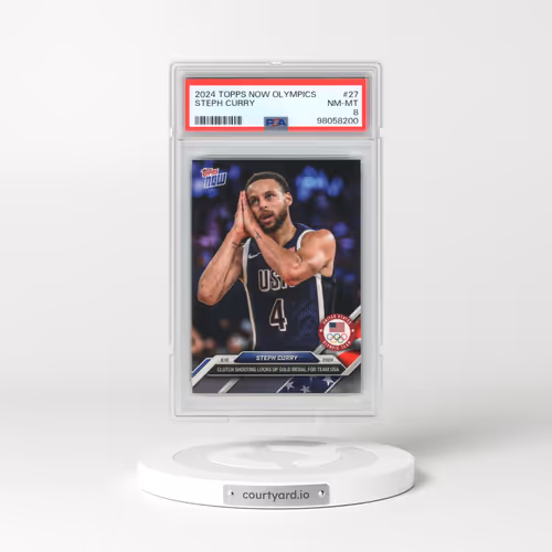2024 Topps Now Olympic Games #27 Steph Curry (PSA 8 NM-MT)