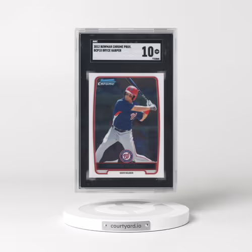 2012 Bowman Chrome Draft Picks & Prospects #BCP10 Bryce Harper (SGC 10 GEM MINT)