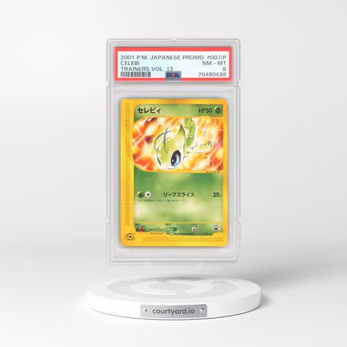 2001 Japanese Promo #007/P Celebi (PSA 8 NM-MT)