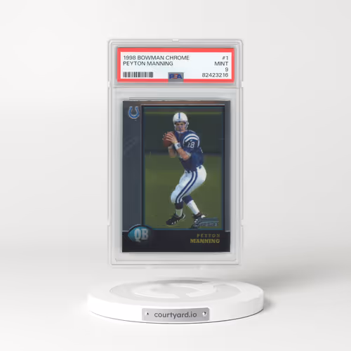 1998 Bowman Chrome #1 Peyton Manning (PSA 9 MINT)