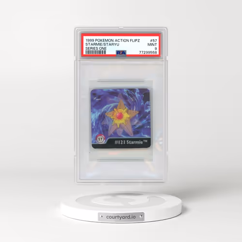 1999 Pokémon Action Flipz Series One #57 Starmie/Staryu (PSA 9 MINT)
