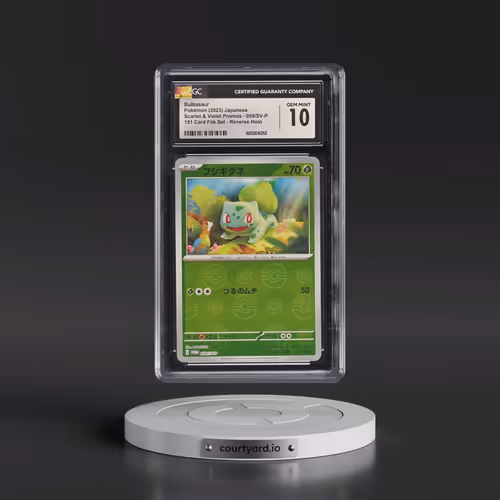 2022 Scarlet & Violet Promos #059/SV-P Bulbasaur - Reverse Holo 151Â Card File Set (Poké Ball ) (CGC