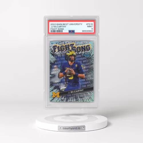 2022 Bowman's Best University Fight Song #FS16 JJ McCarthy (PSA 9 MINT)