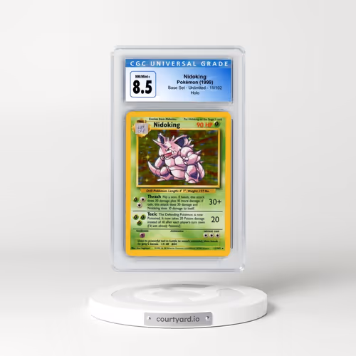 1999 Base Set #11/102 Nidoking - Holo (CGC 8.5 NM-MT+)