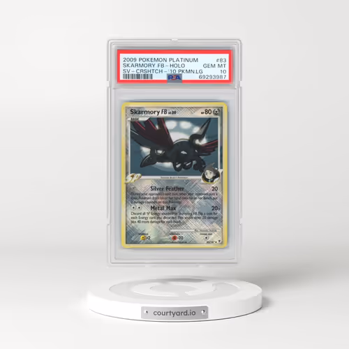 2009 Pokémon Platinum Supreme Victors #83 Skarmory FB - Holo Crosshatch-2010 Pokemon League (PSA 10
