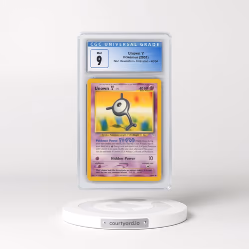 2001 Neo Revelation #40/64 Unown Y (CGC 9 MINT)