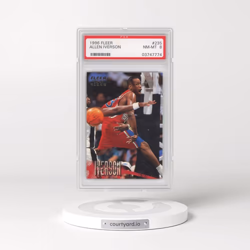 1996 Fleer #235 Allen Iverson (PSA 8 NM-MT)