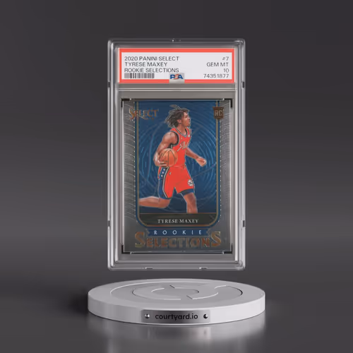 2020 Panini Select Rookie Selections #7 Tyrese Maxey (PSA 10 GEM MINT)